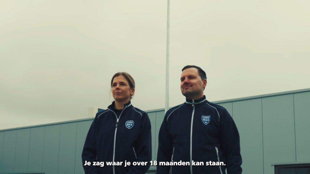 Recruitmentvideo voor Loogman met twee medewerkers in bedrijfskleding